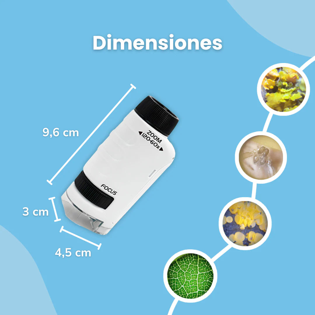 Microscopio Portátil para Niños