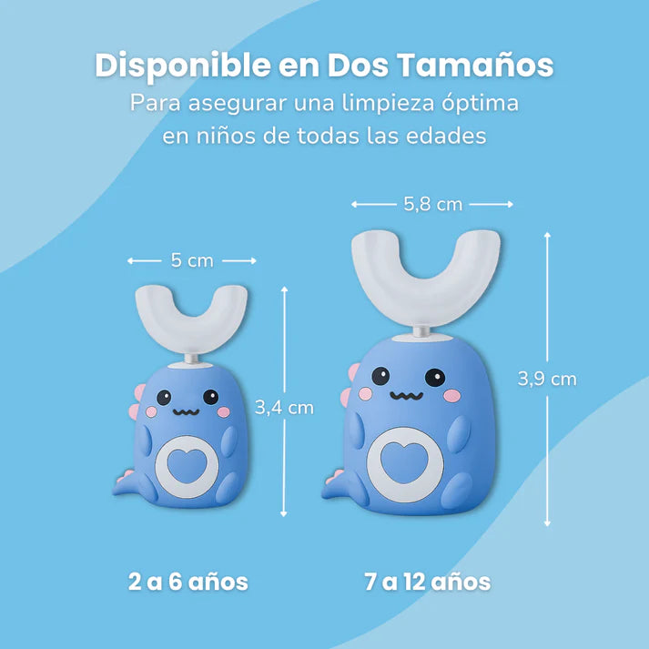 DinoCepillo® Cepillo de Dientes Eléctrico
