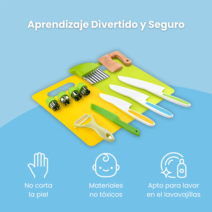 Kit de Cocina Montessori 13 Piezas