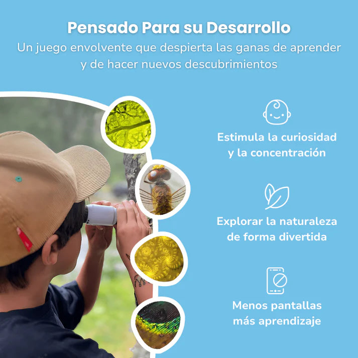 Microscopio Portátil para Niños