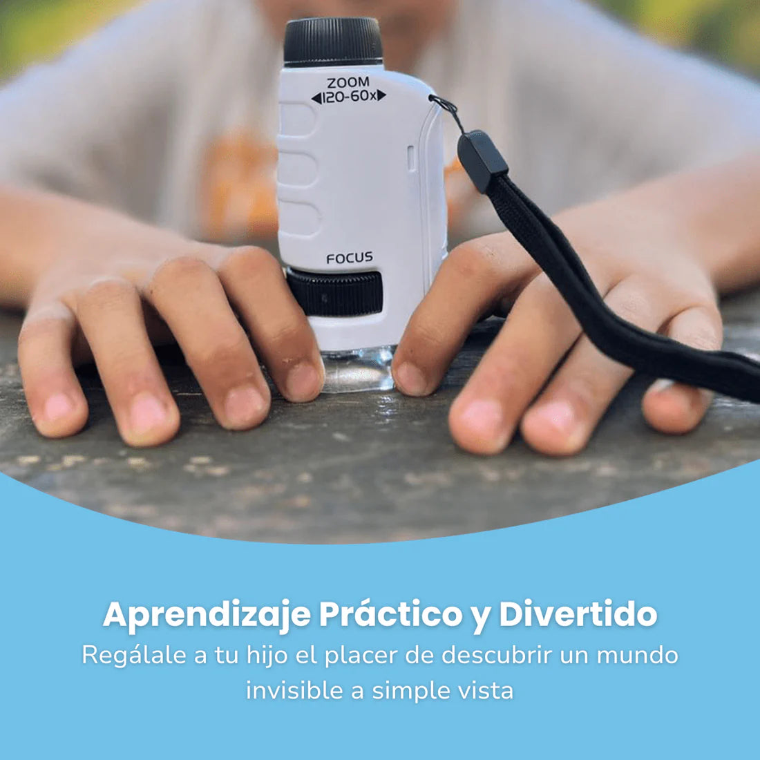 Microscopio Portátil para Niños